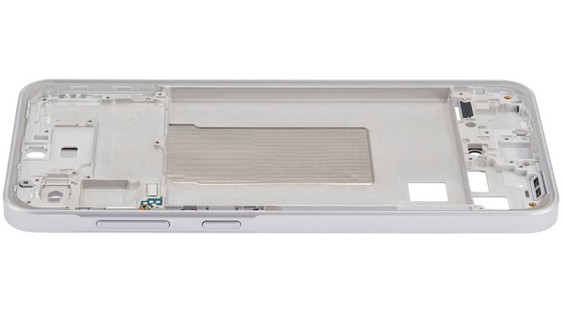 Carcasa intermedia para Samsung Galaxy A36 5G en Guatemala, disponible en color blanco.