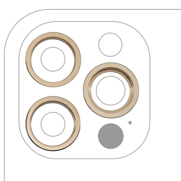 Compra anillo de bisel de cámara trasera iPhone 12 Pro (Dorado) en Guatemala para reparaciones de iPhone 12 Pro en talleres especializados.