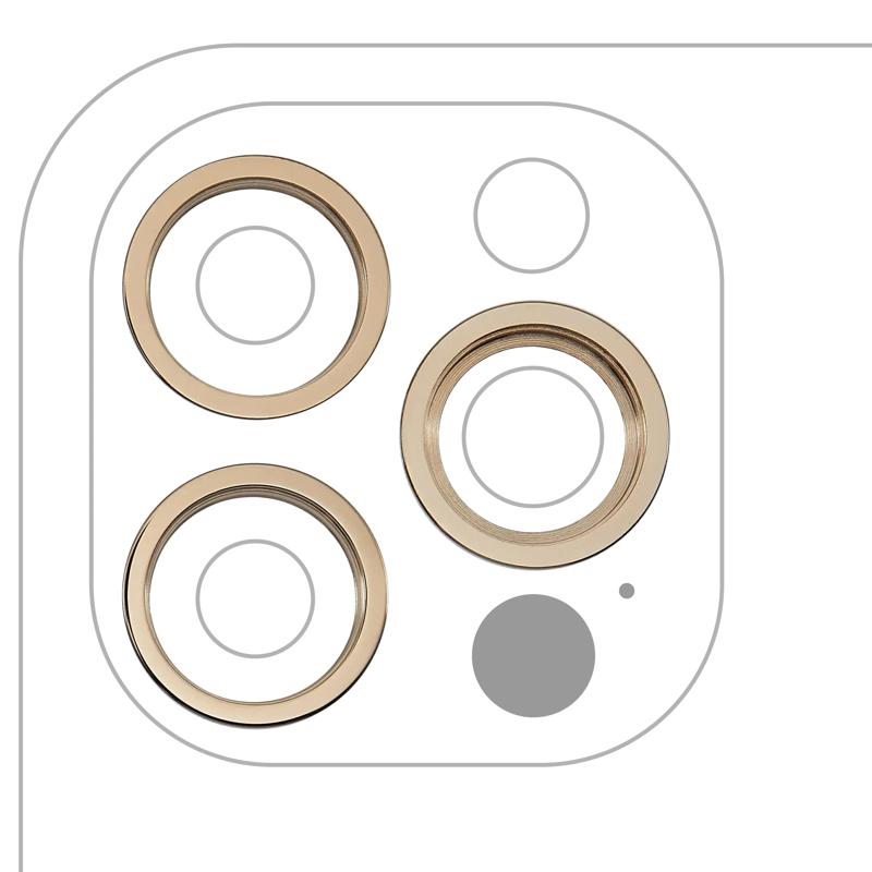 Compra anillo de bisel de cámara trasera iPhone 12 Pro (Dorado) en Guatemala para reparaciones de iPhone 12 Pro en talleres especializados.