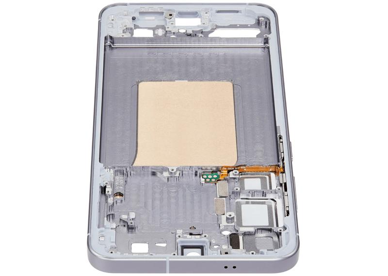 Compra el chasis intermedio Silver Shadow para Samsung Galaxy S25 Plus 5G en Guatemala, ideal para reparaciones y mayoristas.