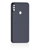 Tapa trasera negra para Samsung Galaxy A11 (SM-A115F), repuesto de carcasa para reparación de smartphone.