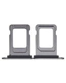 Puerto de carga original negro para iPhone 14 Pro/Pro Max (A2659, A2890), incluye bandeja SIM.