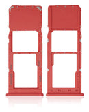Bandeja para tarjeta SIM para Samsung Galaxy A12 (A125 / 2020) (Rojo)
