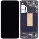 Pantalla OLED Aftermarket Plus 120Hz para Samsung Galaxy S23 Plus, color Phantom Black, con marco.