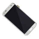 Pantalla original Samsung Galaxy S7 Silver Titanium G930, repuesto para reparación display o LCD.