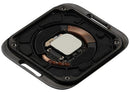 Tapa trasera de aluminio negro espacial para Apple Watch Series 5 (40mm GPS, A2092), repuesto para reparación.
