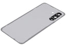 Tapa trasera de vidrio verde oliva para Samsung Galaxy A56 5G (A566) con lente de cámara, repuesto sin logo.