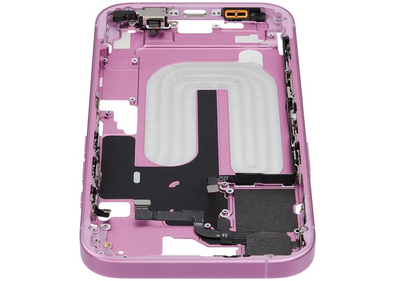 Encuentra el chasis medio con botón de encendido y volumen para iPhone 16 en Guatemala en nuestro taller de reparaciones autorizado.