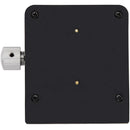 Mini mesa calefactora eléctrica con superficie de vidrio, ideal para mantener comida caliente en espacios pequeños.