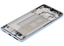 Pantalla OLED azul refurbished para Xiaomi Poco F5 Pro, Redmi K60 y K60 Pro con marco integrado, ideal para reparación.