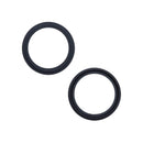 Anillo de cámara trasero negro medianoche para iPhone 13 / 13 Mini, bezel de repuesto (2 piezas, 10 pack).
