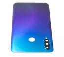 Tapa trasera azul pavoreal para Huawei P30 Lite/Nova 4E, sin logo, con lente de cámara.
