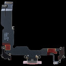 Puerto de carga original con cable flex y placa iPhone 15 Plus (Pink)