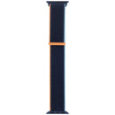 Correa Sport Loop Nike azul marino para Apple Watch 40mm, diseño transpirable y ajustable.
