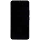 Pantalla OLED negra para Samsung Galaxy S22 5G Phantom Black, con marco y display para reparación de screen rota.