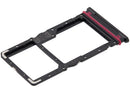 Bandeja SIM y SD negra para Motorola Moto G37 Power (XT2625 / 2026), repuesto original.