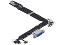 Puerto de carga usado Ultramarine para iPhone 16 Plus (A28XX), conector y cable flex de repuesto.