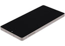 Pantalla OLED Samsung Galaxy S25 Ultra 5G con marco, disponible en Titanium Pink Gold, Jade Green y Grey para repuesto.