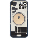 Reparación de tapa trasera con MagSafe, NFC y Flashlight flex para iPhone 15 en Guatemala.