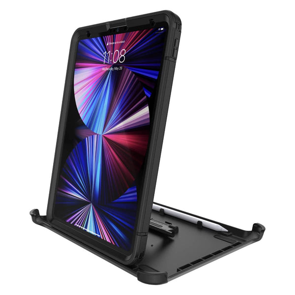 Protector heavy duty de color negro con clip para iPad Air 4, Air 5 y Pro 11 en Guatemala.