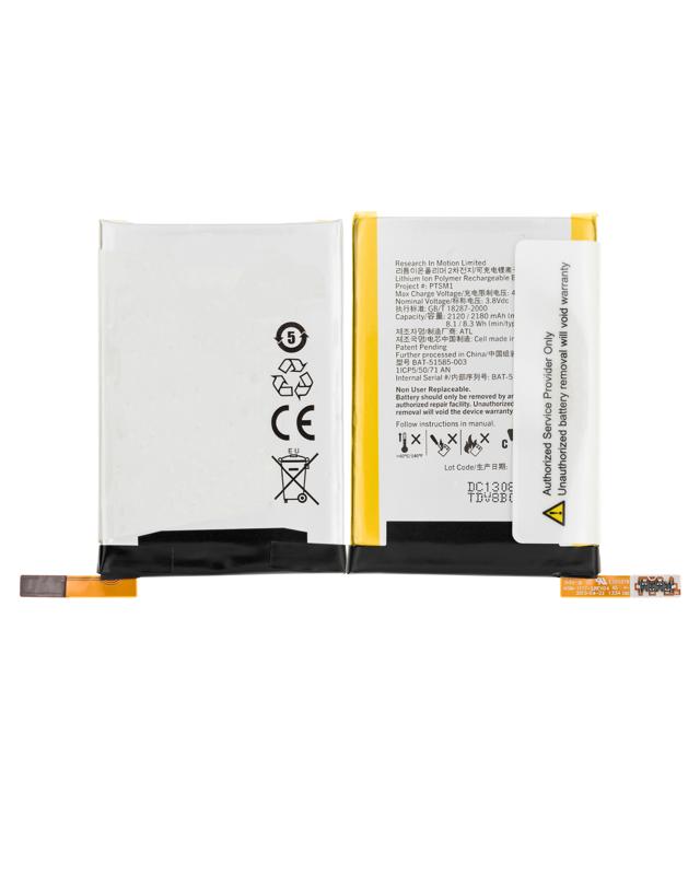 Batería de reemplazo garantizada para BlackBerry Q5 disponible en mayoristas de repuestos en Guatemala.
