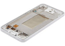 Pantalla OLED refurbished blanca con marco para Samsung Galaxy A37 5G, repuesto para reparación de display.