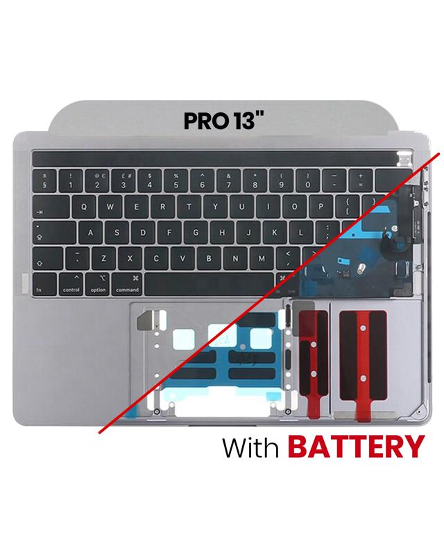 Encuentra la tapa superior con batería y teclado para MacBook Air 13 (A1369 / Late 2010) en Guatemala, ideal para reparaciones o compras al mayorista.