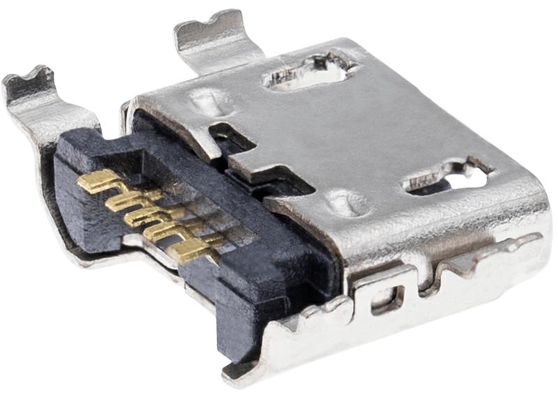 Puerto de carga Micro B de 05 Pin con 4 puntos de anclaje