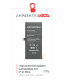 Reparación de batería iPhone 13 Mini en Guatemala, garantizada con AmpSentrix Plus.