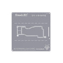 Stencil Qianli Bumblebee QS130 para reballing de la capa intermedia del Xiaomi Mi 10 Ultra, herramienta técnica de reparación.