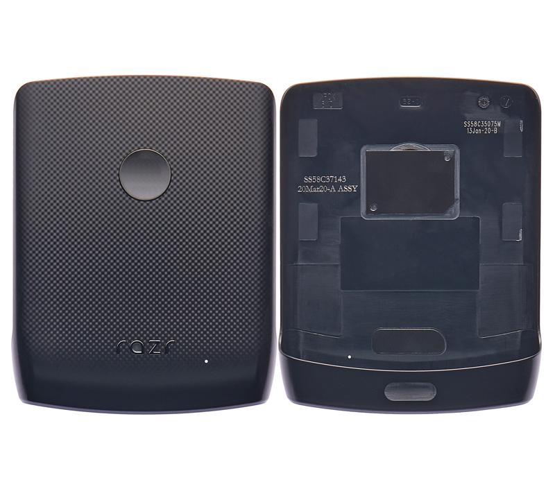 Tapa trasera de vidrio para Motorola Razr XT2000-1 (2019) en Guatemala, compatible con reparaciones de componentes y disponible en color negro Noir.