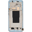 Pantalla OLED azul refurbished con marco para Xiaomi 12T, 12T Pro, Redmi K50 Ultra, lista para reparación.