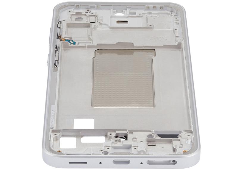 Carcasa intermedia para Samsung Galaxy A36 5G en Guatemala, disponible en color blanco.
