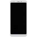 Pantalla LCD blanca Aftermarket Plus para Xiaomi Mi A2 con marco, ideal para reparación de display.