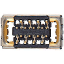 Reparación de antena de ondas milimétricas con conector FPC de 8 pines para iPhone 13 en Guatemala.