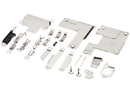 Juego completo de pequeños soportes metálicos para iPhone 16 Pro Max, ideal para reparación de piezas internas.