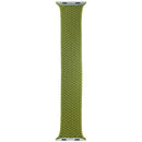 Correa Apple Braided Solo Loop chartreuse para Apple Watch 44mm-49mm, talla 7 (Medium), trenzada y sin broches.