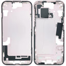 Tapa trasera rosa usada para iPhone 15 (A3090/A3092/A3094/A3096), repuesto de chasis, marco.