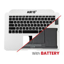 Encuentra tapa superior con batería y teclado en inglés para MacBook Air 13 (A1466 / Mid 2012) en Guatemala.