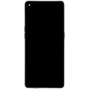 Pantalla AMOLED original Service Pack para Oppo Find X5 (CPH2305, CPH2307) en negro, con marco, lista para reparación.