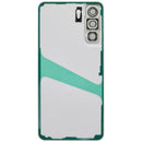 Tapa trasera verde oliva para Samsung Galaxy S21 FE 5G con lente de cámara, sin logo.