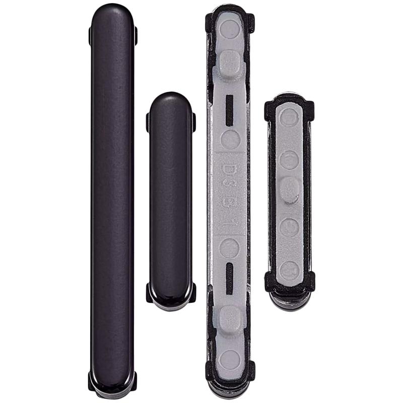 Repuestos de botones de control (Encendido / Volumen) para Samsung Galaxy S23 5G / S23 Plus 5G (Negro Phantom) en Guatemala.