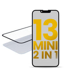 Cristal frontal con marco y OCA pre-instalado para iPhone 13 Mini