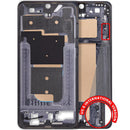 Chasis medio Samsung Galaxy S25 Edge 5G Titanium Jetblack, repuesto para reparación.