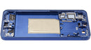 Pantalla OLED Samsung Galaxy S25 Plus 5G de 120Hz color azul marino con marco, pieza de repuesto.