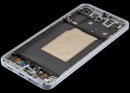 Pantalla OLED refurbished para Samsung Galaxy A57 5G Icyblue con marco, repuesto para reparación.