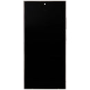 Pantalla OLED con marco para Samsung Galaxy S24 Ultra Titanium Gray, 120Hz, repuesto para reparación.