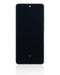 Pantalla OLED con marco para Samsung Galaxy A52 4G / A52 5G / A52S 5G (Azul espectacular)