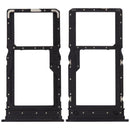 Bandeja SIM dual negra para Samsung Galaxy A06 5G, repuesto A066, porta chip resistente.