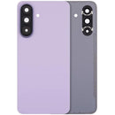 Tapa trasera violeta claro para Samsung Galaxy A37 5G (A376) con lente de cámara, repuesto aftermarket.
